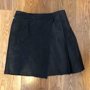 Rag and bone leather skirt